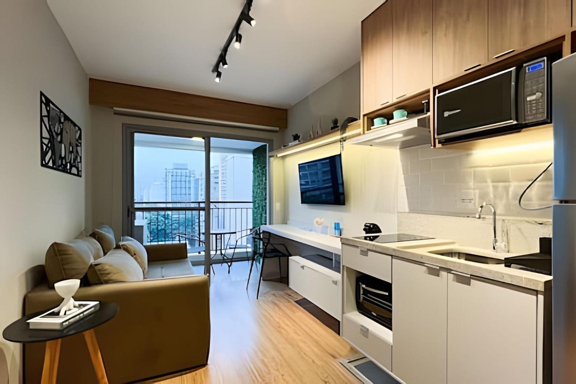 Apartamento Apto 805 Completo Em Moema | A/c, Wi-fi E Jacuzzi. São Paulo